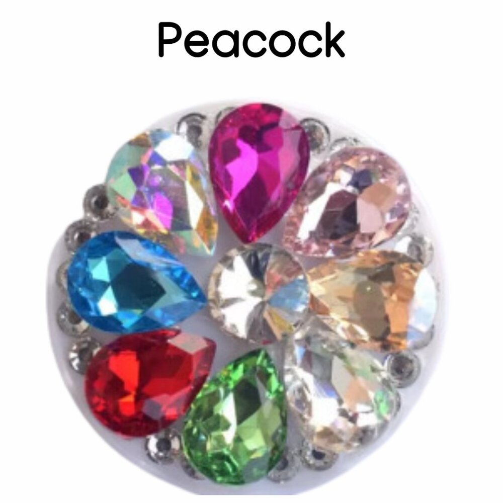 Peacock Bling Phone Accessory